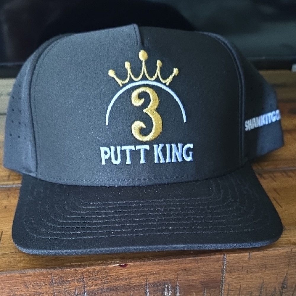 Black Putt King Cap